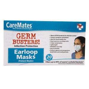 Care mates Ear loop Face Mask Box Of 20