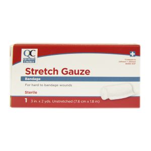 QC Stretch Gauze Bandage 3″ X 2Yds