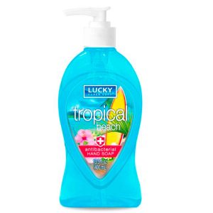 Lucky Antibacterial Tropical Beach Liquid Soap 13.5oz